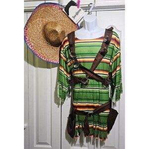 Tequila Pop N' Dude Plus Costume Sombrero Mexican Cinco De Mayo Fiesta Party
